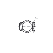 液壓桿端軸承 GIHRK120-DO, 根據(jù) DIN ISO 12 240-4 標(biāo)準(zhǔn)，帶右旋螺紋夾緊裝置，需維護(hù)