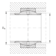 關(guān)節(jié)軸承 GE100-LO, 根據(jù) DIN ISO 12 240-1 標(biāo)準(zhǔn)，需維護(hù)